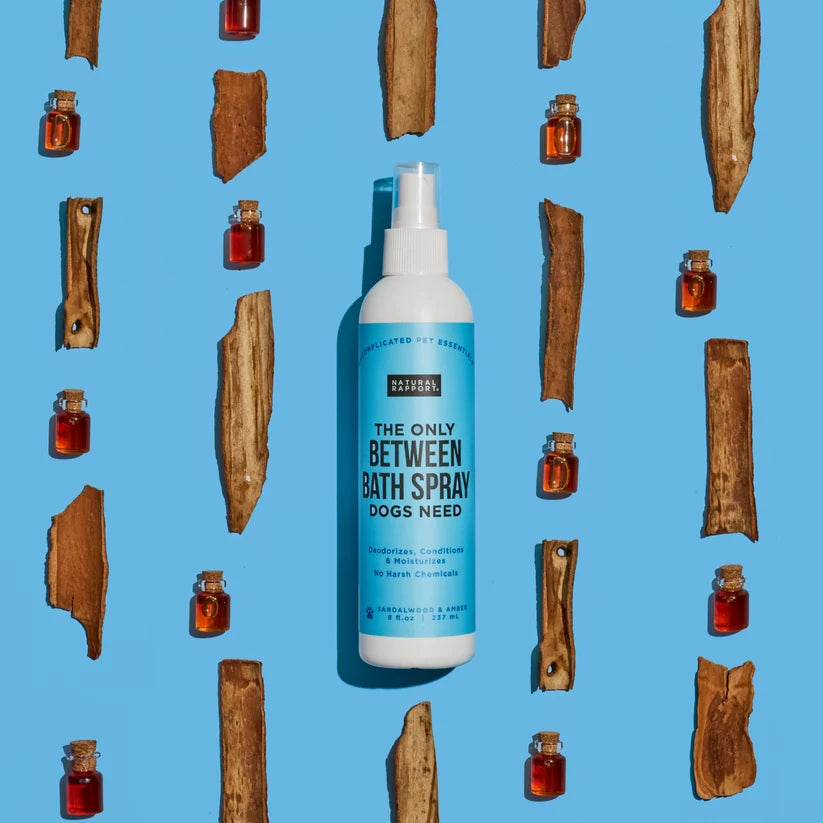 The Only Between Bath Spray Dogs Need -Amber & Sandalwood - 3oz