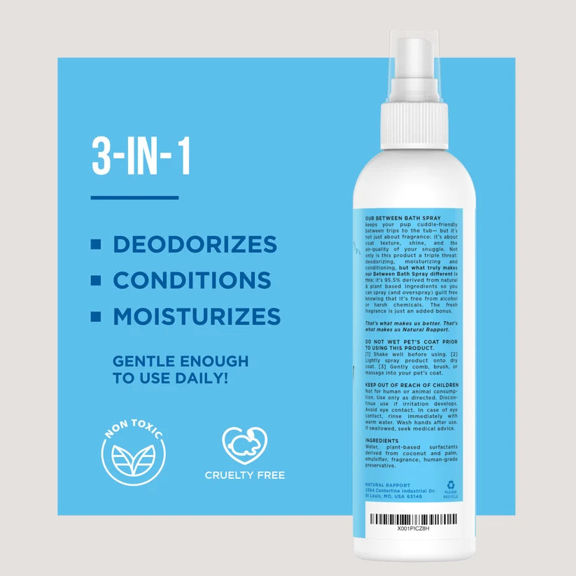 The Only Between Bath Spray Dogs Need -Amber & Sandalwood - 3oz