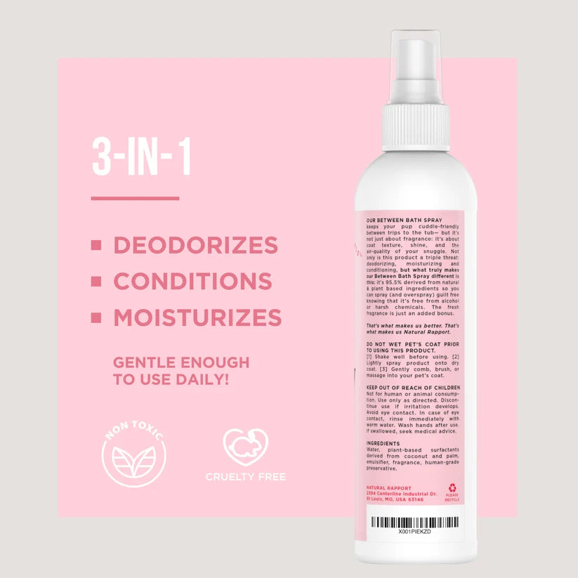 The Only Between Bath Spray Dogs Need - Floral & Coconut - 3oz